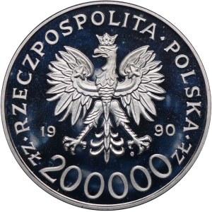 III RP, 200,000 zlotys 1990 Maj. Gen. Stefan Rowecki Grot