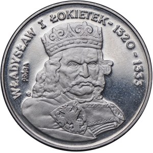 Polská lidová republika, 500 zlotých 1986 Vladislav I. Loketský, SAMPLE nickel