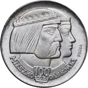 People's Republic of Poland, 100 zloty 1966 Mieszko i Dąbrówka, SAMPLE