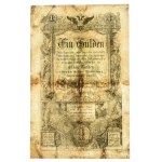 Austria, 1 guilder 1866