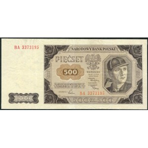 500 złotych 1948 - BA -