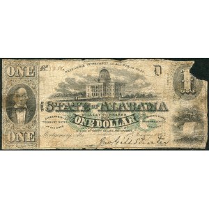 USA, $1 1863 Alabama