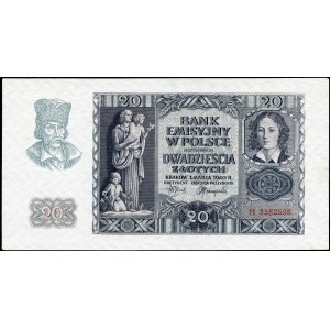 20 gold 1940 - H -.