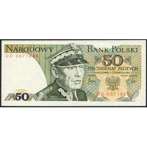 50 złotych 1982 - DD -
