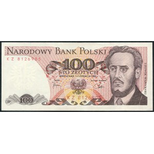100 zloty 1982 - KZ -