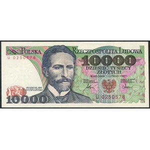 10,000 PLN 1987 - U -