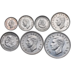 South Africa, set 1952 - 1961 (7pcs).