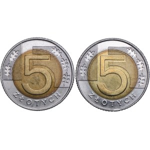Third Republic, 5 gold 1994 (2pc).