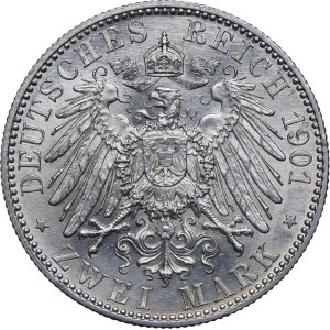 Niemcy, Prusy, Wilhelm II, 2 marki 1901, Berlin