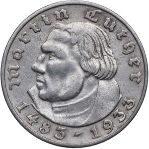 Germany, Weimar Republic, 2 Marks 1933 A, Berlin, Martin Luther