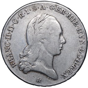 Austria, Niderlandy, Franciszek II, talar 1796 H, Günzburg