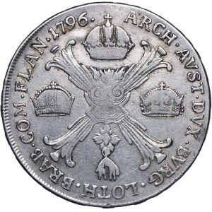 Austria, Niderlandy, Franciszek II, talar 1796 H, Günzburg