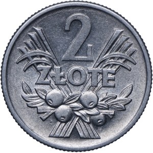 PRL, 2 zloty 1958 Berries