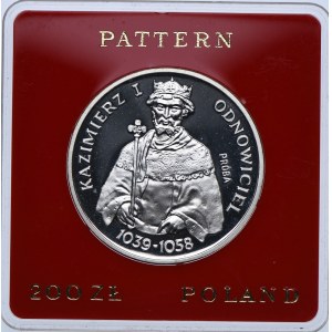 People's Republic of Poland, 200 gold 1980 Casimir I the Restorer, SAMPLE