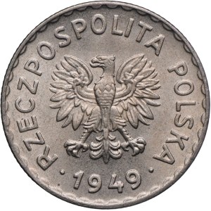 PRL, 1 zloty 1949 Kremnica