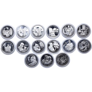 Medals, John Paul II, silver (15pcs).