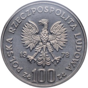 Polská lidová republika, 100 zlotých 1978 Ochrana životního prostředí - Los, SAMPLE Nickel