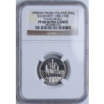 Third Republic, 50,000 PLN 1990 Solidarity 1980-1990, SAMPLE Nickel