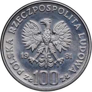 100 Gold 1981 Ochrana životního prostředí - Koně, SAMPLE Nickel