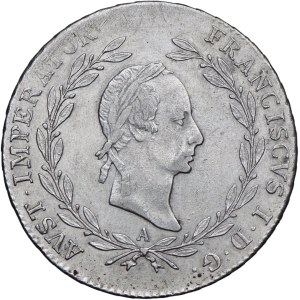 Austria, Francis II, 20 krajcars 1830 A, Vienna