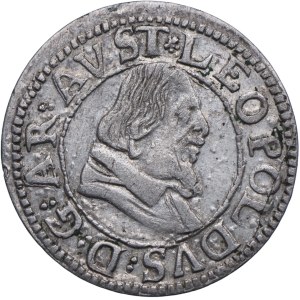 Austria, Leopold V 3 krajcars without date, Tyrol