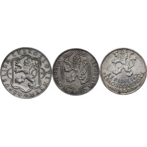 Czechoslovakia, set of 25, 100 crowns 1948-1954 (3pcs.)