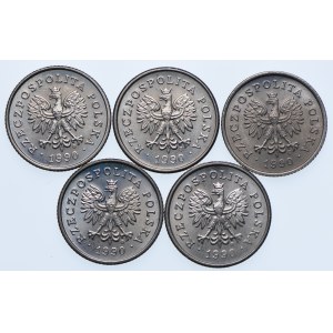 Third Republic, 50 pennies 1990 (5pc).