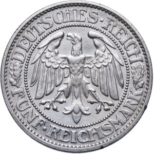Niemcy, Republika Weimarska, 5 marek 1931 J, Hamburg