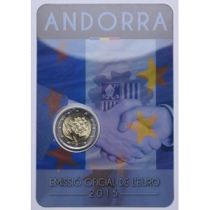Andorra, 2 Euro 2015 25th Anniversary - Agreement with EU