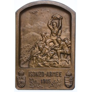 Austria, Battle of Isonzo, World War I, medal celebrating the 60th birthday of Field Marshal Svetozar BOROEVICIA of Bonja, 1915.