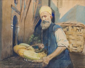 Feliks Michał Wygrzywalski (1875 Przemyśl - 1944 Rzeszów), Fruit trader from Constantinople, 1919