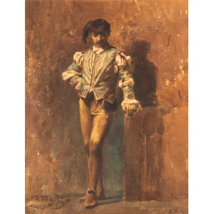 Karol Miller (ur. 1914, Kielce), Rzym średniowieczny - kostium florencki”, 1911