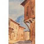 Józef Szanajca (1892 Lublin - 1939 Płazów), Uliczka we Włoszech