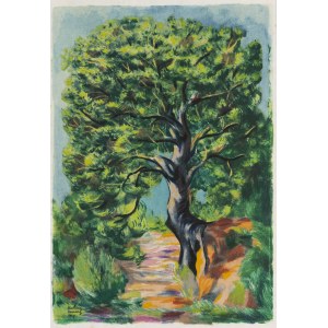 Mojżesz (Moise) Kisling (1891 Kraków - 1953 Paryż), Drzewo z folio L'Épopée Bohémienne, 1951