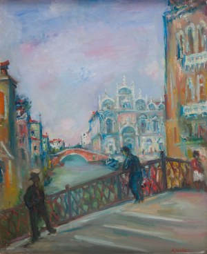 Jakub Zucker (1900 Radom - 1981 New York), View from Venice, 1970