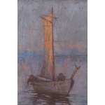 Leopold Jarmuszewski, Łodzie w zatoce, 1931