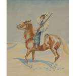 Mieczysław Adam Wysocki (1899 Jarosław - 1930 Jarosław), Arab na koniu