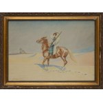 Mieczysław Adam Wysocki (1899 Jarosław - 1930 Jarosław), Arab na koniu