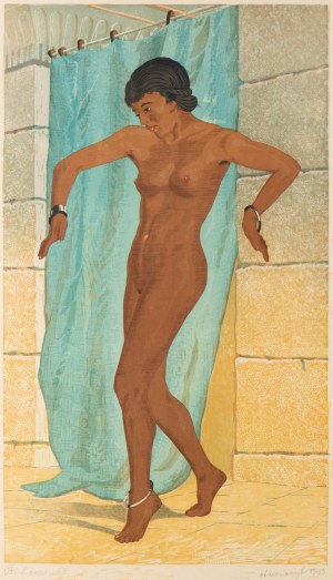 Aleksander Laszenko (1883 Annówka - 1944 Wloclawek), Belly Dance, 1935