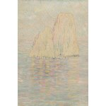 Bronisław Olszewski (1874 - 1959), Skały u wybrzeży Capri (Faraglioni), przed 1927 r.
