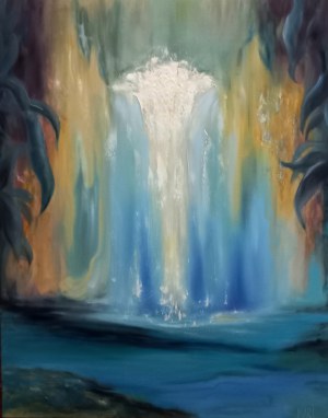 MARYNA LAKTIONOVA, FOUNTAIN OR WATERFALL, 2025.