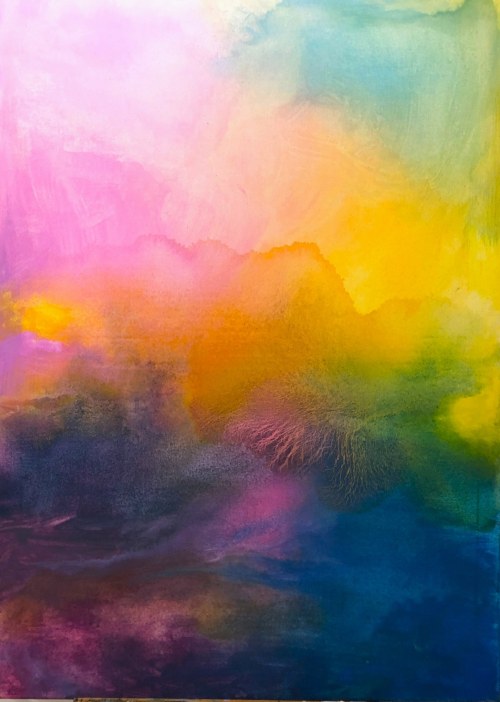 JUSTYNA MAZUR, RAINBOW CLOUDS, 2024R.