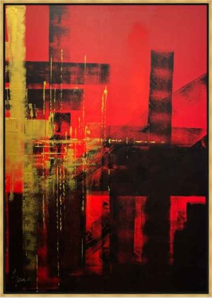 ALFRED ANGEL, ABSTRACTION, 2023.