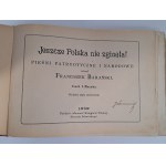 BARAÑSKI Franciszek - Jeszcze Polska nie zginęła! Patryotic and national songs part 1-2 [1905] bound by Kazimierz Legeżyński.