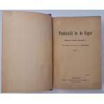 PAMĚTI hraběte de Segur Adjutant císaře Napoleona I. část I-III [1912].