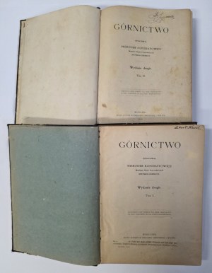 KONDRATOWICZ Hieronim - Bergbau Band I-II 1918