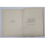 JANTA-POŁCZYŃSKI Aleksander - Death of a White Elephant 1929 [1st EDITION POETIC DEBUT, BRZESKI Janusz Maria COVER].
