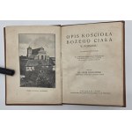 RANKOWSKI Leon - Description of the Corpus Christi church in Poznań. Embellished with 25 engravings. Poznan 1930