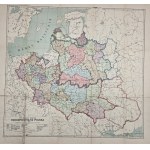 SEMKOWICZ Wł. - Hist. map of the Republic of Poland in 1771 With consideration of borders and historical places from the beginning of the 17th century