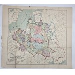 SEMKOWICZ Wł. - Hist. map of the Republic of Poland in 1771 With consideration of borders and historical places from the beginning of the 17th century